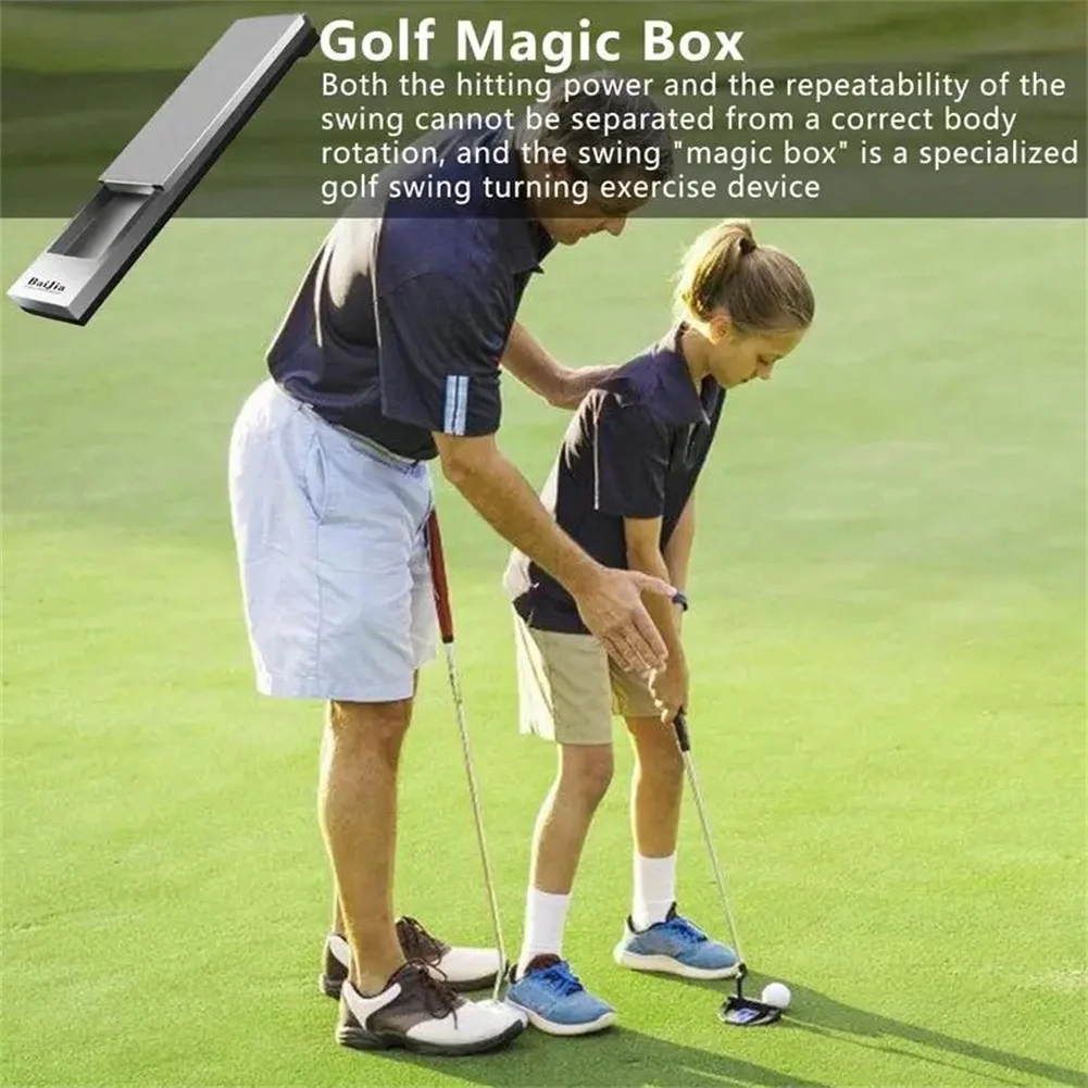 

Golf Swing Trainer Box, Stainless Steel Golf Pedal, Golf Practice Equipment, Swing Posture Correction Trainer For Golf