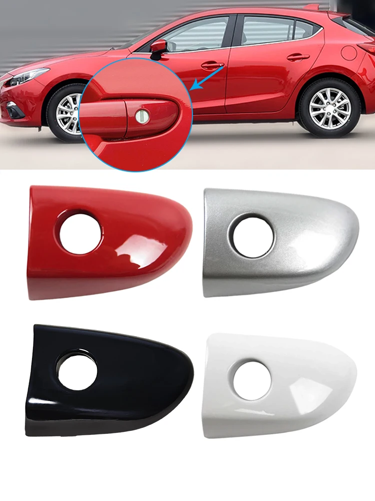 

For Mazda 3 Axela CX5 CX-5 Front Left Door Handle Cap Key Cover Handle Decorative Cover