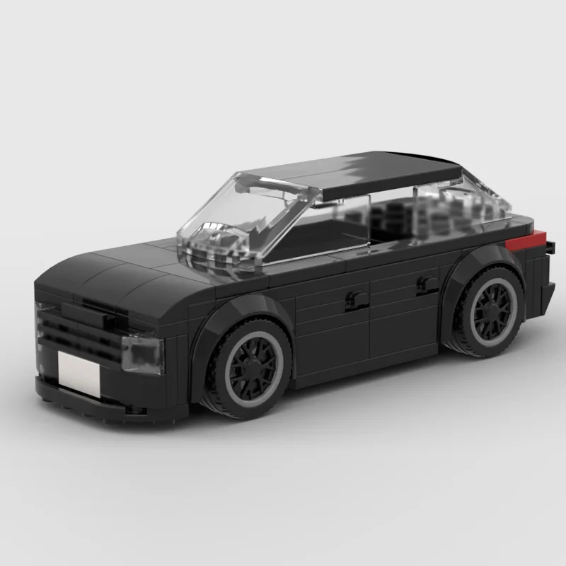시티카 모델 MOC 빌딩 블록 해치백 스타일 스테이션 왜건 모듈형 기술 어린이 휴일 선물 조립 장난감 세트