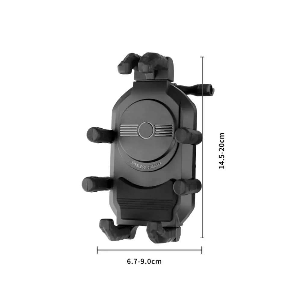 360 Rotation Motorcycle Phone Holder Anti Vibration Adjustable Bicycle Phone Mount Anti-Fall Sunshade Bike Cellphone Support