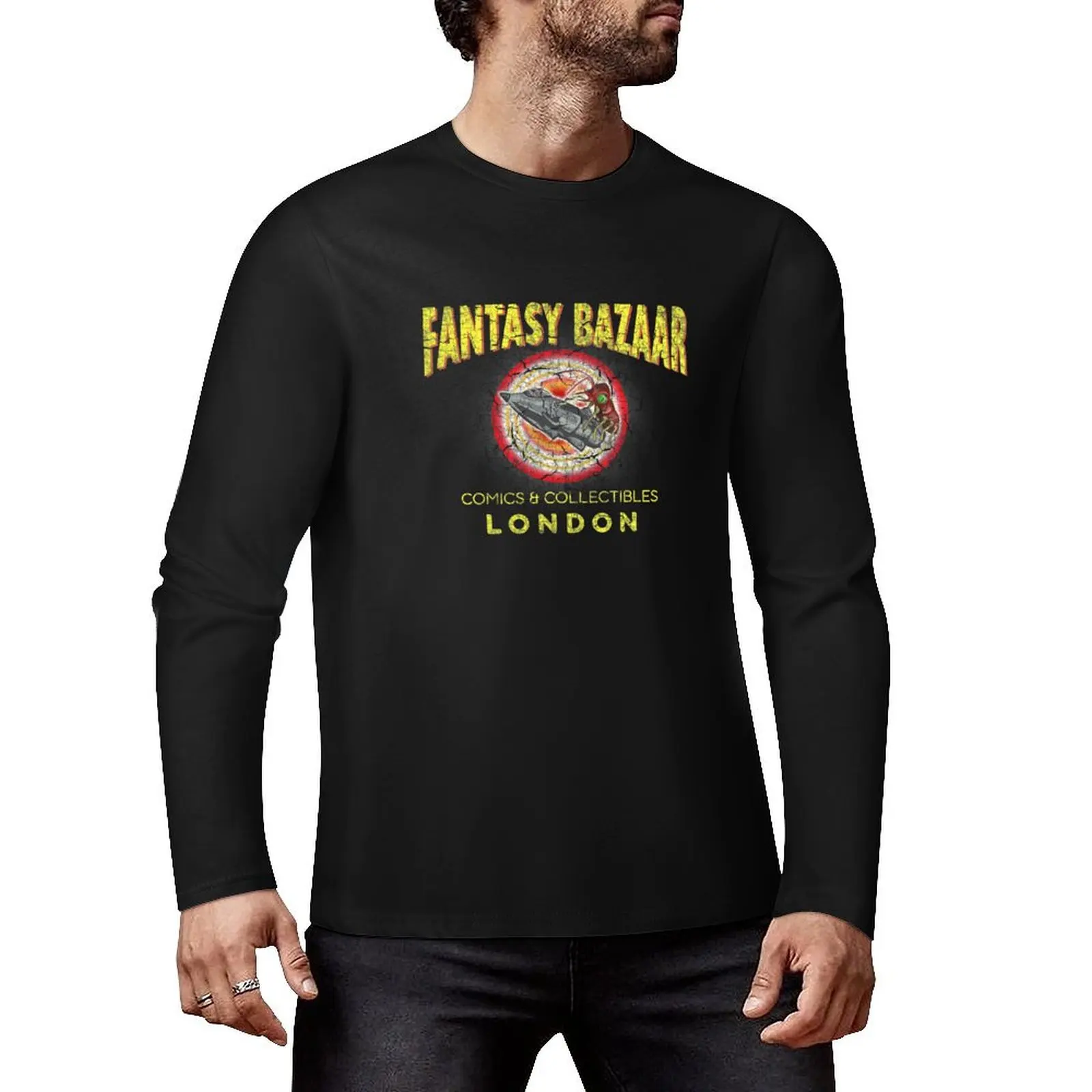 Fantasy Bazaar (Spaced) Long T-Shirt quick drying t-shirt custom t shirt funny t shirts for men