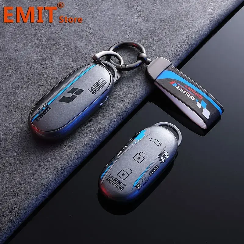 Key Fob Case for Leading Ideal One Li Auto Lixiang L7 L8 L9 MAX 2023 2024 Car Smart Remote Protection Cover Keychain Accessories