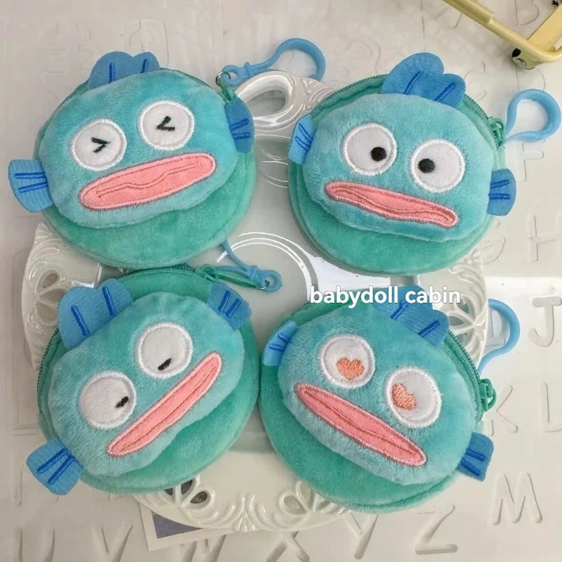 Hangyodon Anime Kawaii Sanrio Ciondolo per borsa per bambini Simpatico cartone animato Studente Portachiavi Borsa per cuffie Portafoglio Regali per bambini