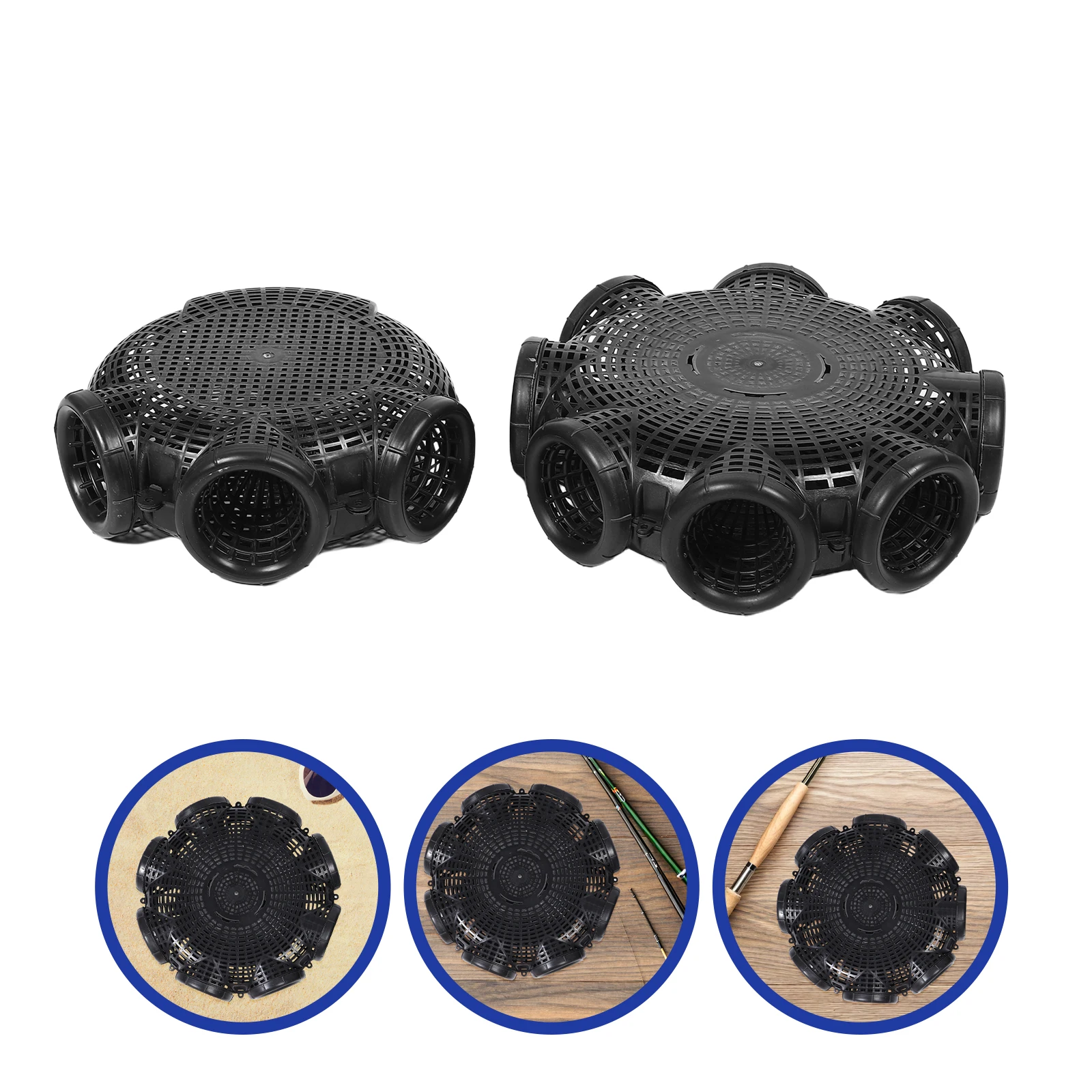 

1 Set Multi-Functional Fishing Trap: Portable Eel Cage With Anti-Escape Design For Shrimp Crayfish Small Fish Crabs Durable