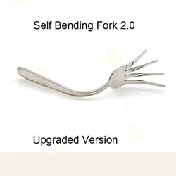 Self Bending Fork 2.0 (Upgraded Version) Mentalism Magic Tricks Gimmick Close-Up Street Stage Magic Props Comedy  Accessories