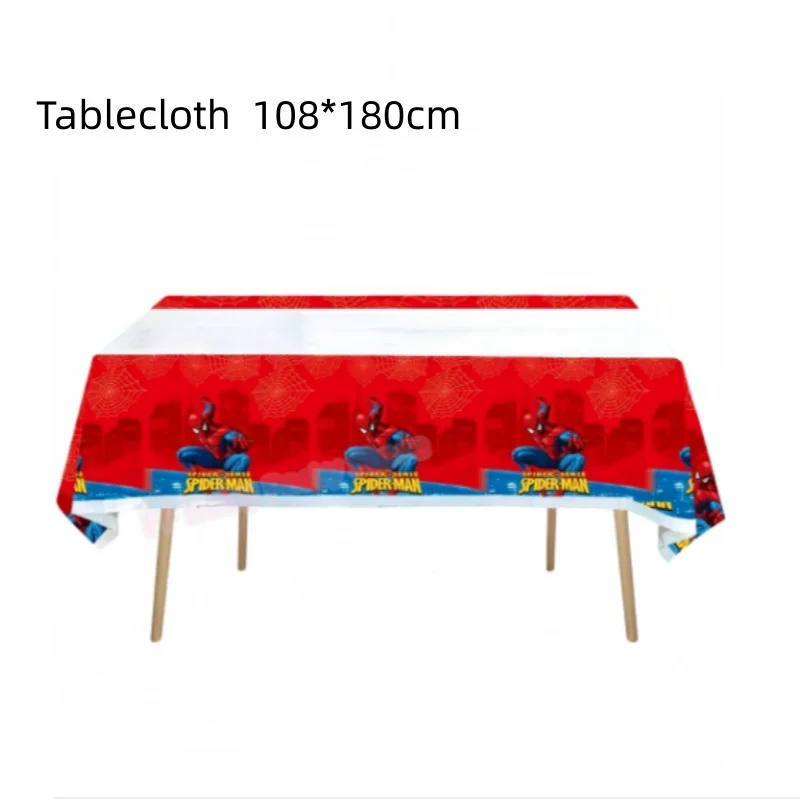 Cartoon Spider Themafeest Decoratie Tafelkleed Feestartikelen Tafelkleed Superhelden Jongens Favorieten Babyshower Verjaardagsfeest Cadeaus