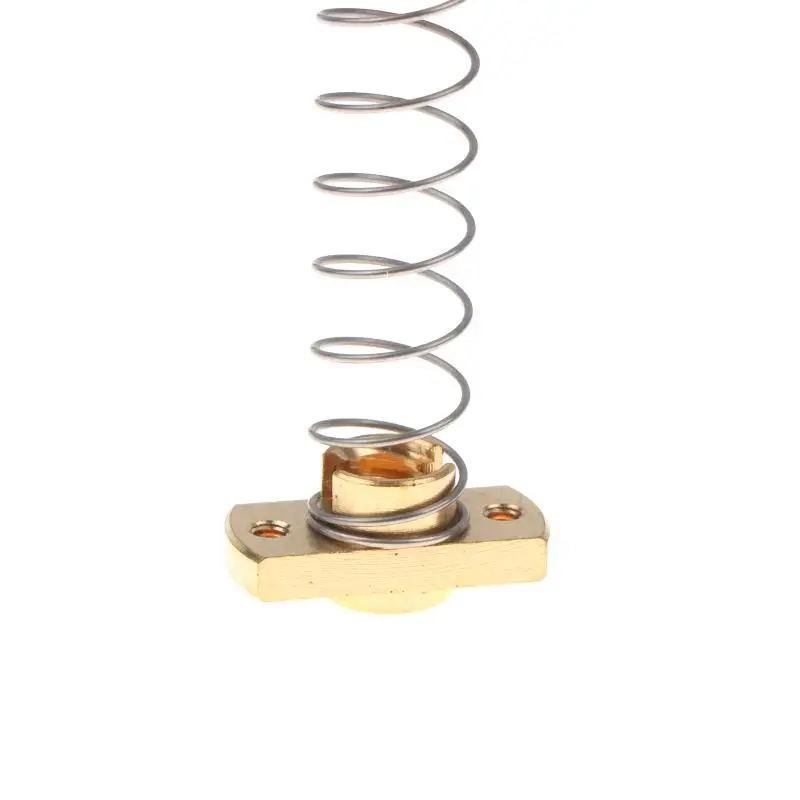 Präzisions-T8-Anti-Backlash-Gewindespindel mit Messing-/POM-Federmutter 2/4/8mm zur Beseitigung von Spaltmessungen für industrielle CNC-Ausrüstung und DIY-Projekte – Detail 9