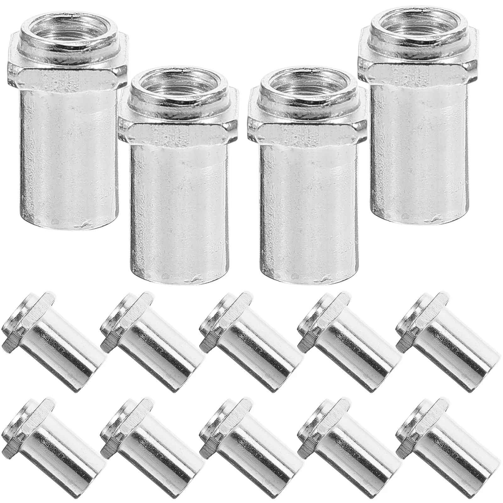 

20Pcs Floor Drum Swivel Nuts 6Mm Replacement for Tom Lug Spare Parts Solid Build Multi Grained Surface Easy Installation