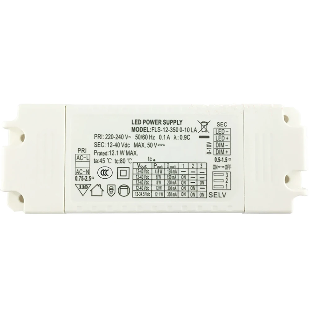 

LED POWER SUPPLY FLS-12-350 FLS-15-350 FLS-25-600 FLS-44-1050 FLS-60-1700 0-10 LA For Eaglerise Drive controller