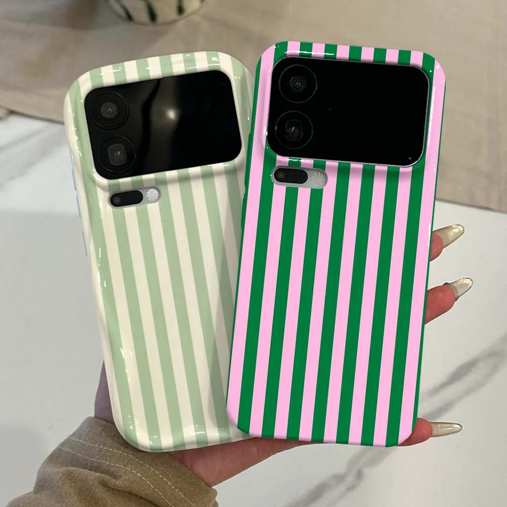 

Luxurious striped design Cover For For Xiaomi 17 15 14 14T 13 12T 11 11i 11X Pro Max Lite NE 5G Feilin Wave Oil Shell