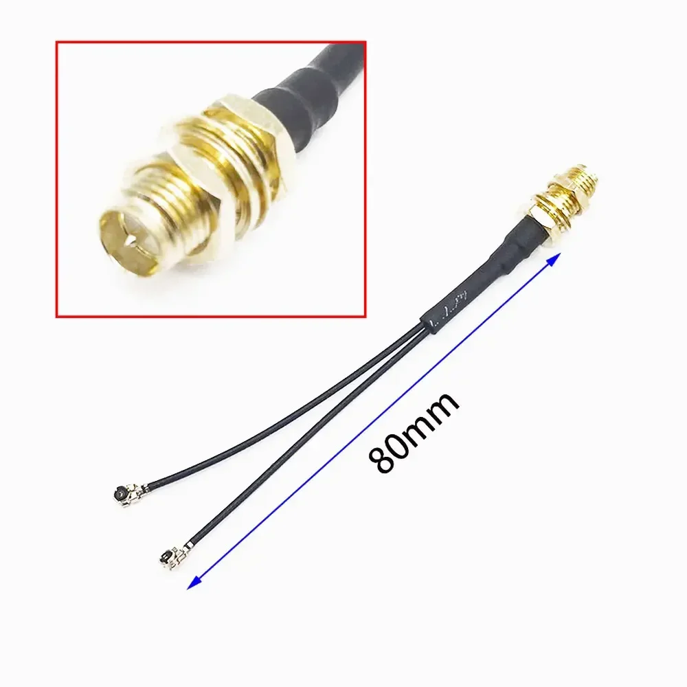 Dual IPEX1 auf SMA-Buchse Pigtail-Kabel für DJI O3 O4 Air Unit MHF1 IPX U.FL RG1.13 FPV Drohnen-Antennenadapter Ersatzteile – Detail 4