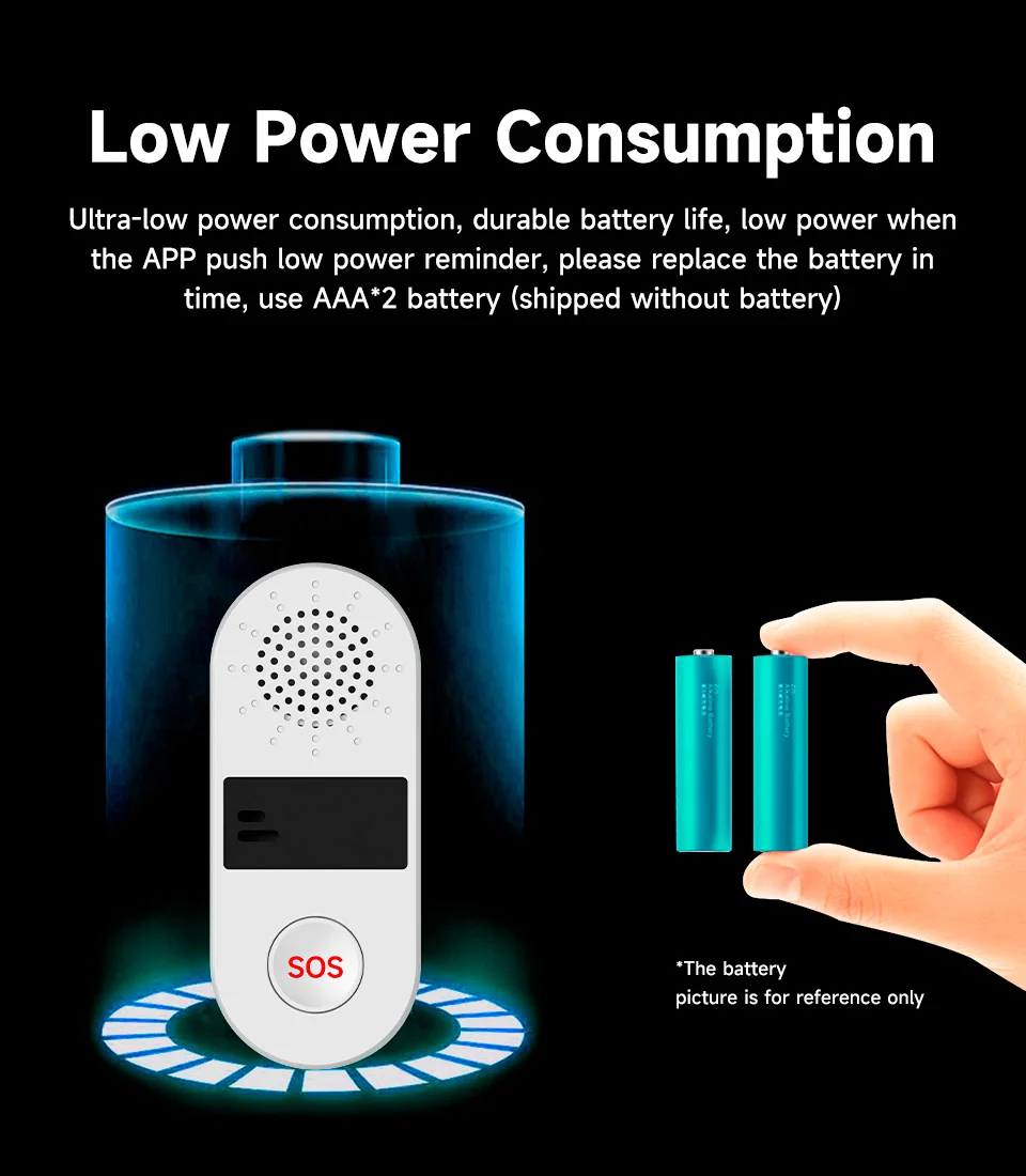 Imagem -03 - Tuya Wifi Sistema de Segurança de Alarme Sistema de Som Alarme de Voz com Luz App Controle Remoto Smart Life Devices Sos 130db