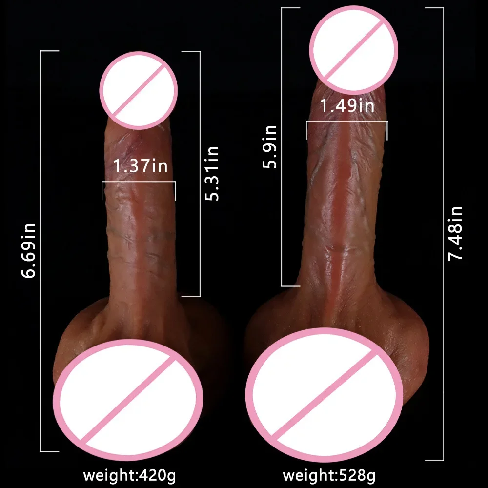 อวัยวะเพศชายเทียมขนาดใหญ่พิเศษทำจากซิลิโคนเนื้อนิ่มพิเศษอุปกรณ์ช่วยตัวเองสำหรับผู้หญิงผลิตภัณฑ์กระตุ้นดิลโด้