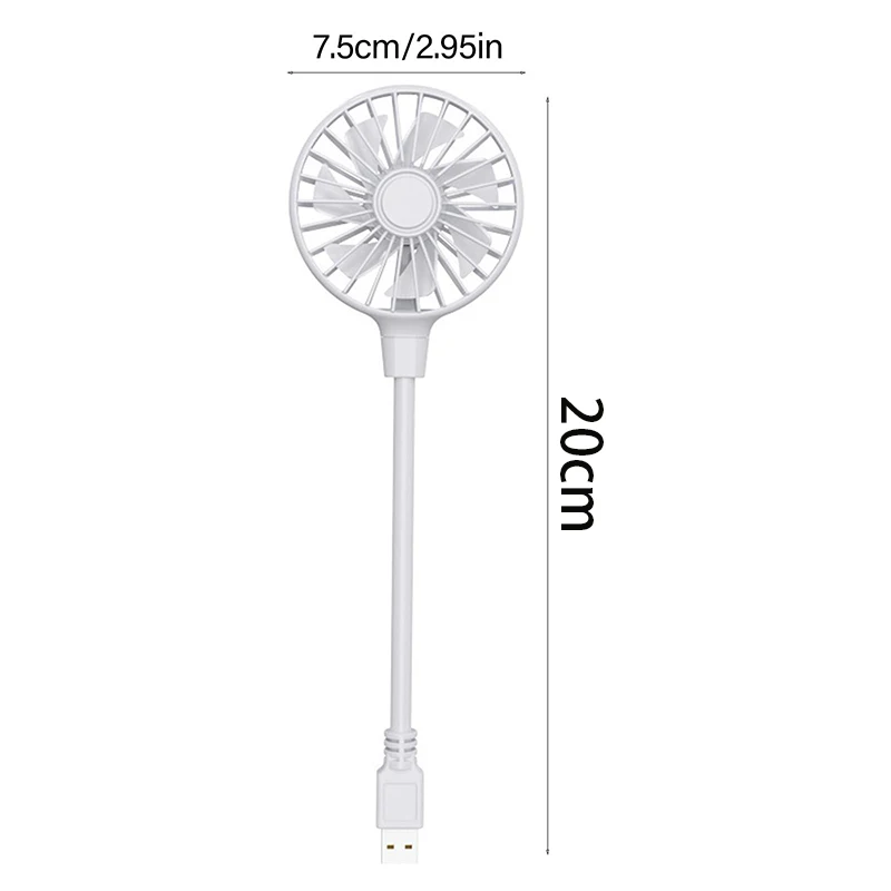 Flexible Portable Mini USB Fan for Power Bank Notebook Computer Summer Travel Cooling Gadget Mobile Phone USB Fans