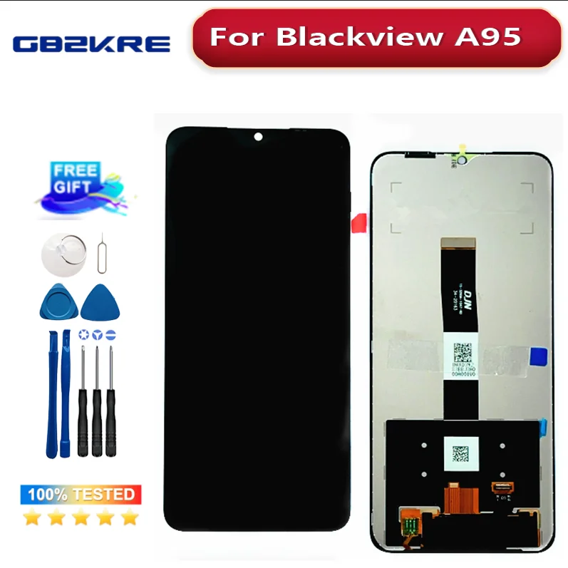 Nowy 6.5 cal dla 720 Blackview A95 * 1600 wyświetlacz LCD i ekran dotykowy Android 11 Digitizer