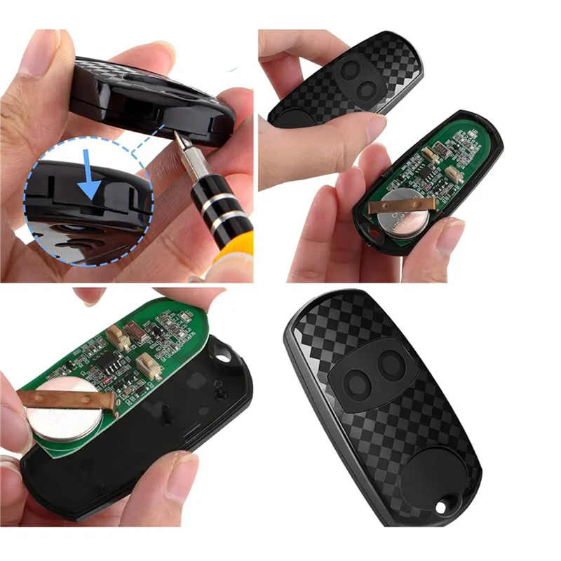 

A69Z 6 Pack Garage Door Remote Control Key For TOP-432EE, 433.92MHZ, Universal Gate Fob Remote For CAM TOP-432EE, TOP-432EV