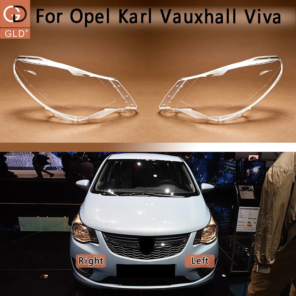 

For Opel Karl Vauxhall Viva Front Headlamp Cover Transparent Mask Lamp Shade Headlight Shell Lens Replace The Original Lampshade