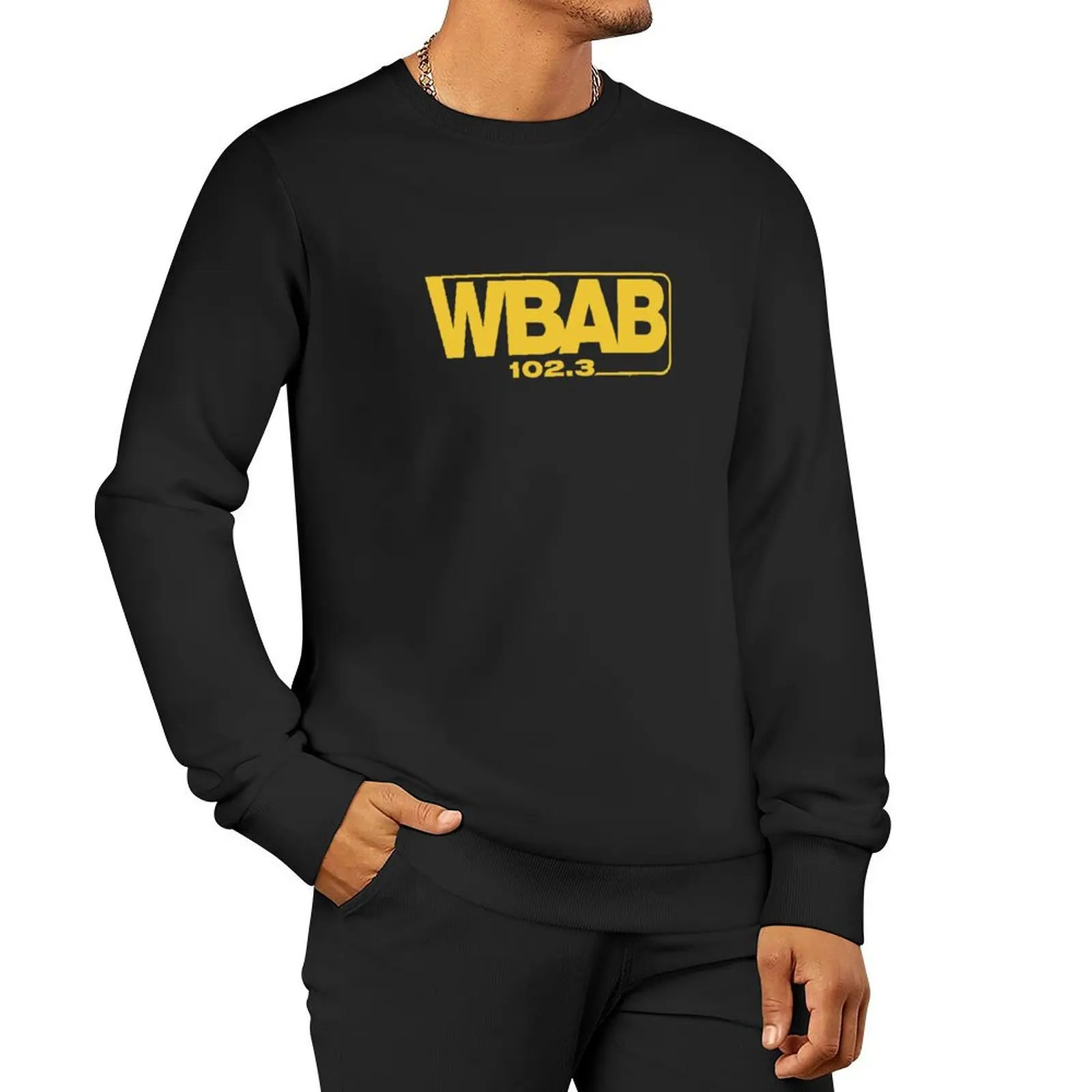 BEST SELLER - WBAB Radio Merchandise Pullover Hoodie men's sweat-shirt set mens designer clothes new in hoodies & sweat-shirt