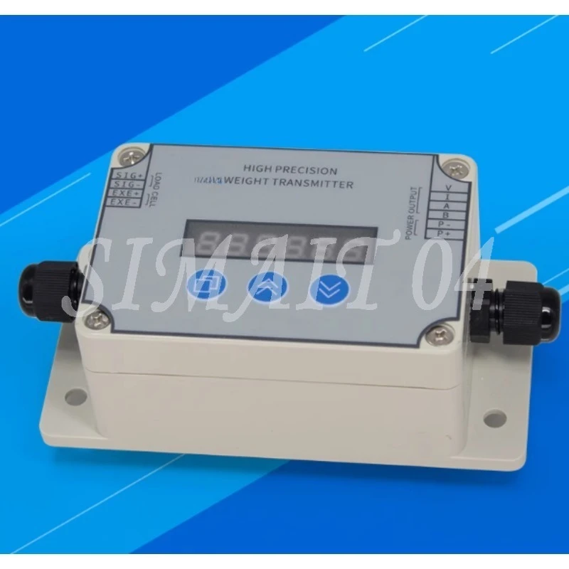 

24-bit Digital Weighing Transmitter Module Display Load Cell Amplifier Controller, RS485 0-10v 4-20mA Optional