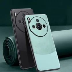 High Quality Luxury Leather Soft Leather Back Phone Case For ZTE nubia Z60S Pro Silicone Case For ZTE nubia Z60 Ultra Back Cover