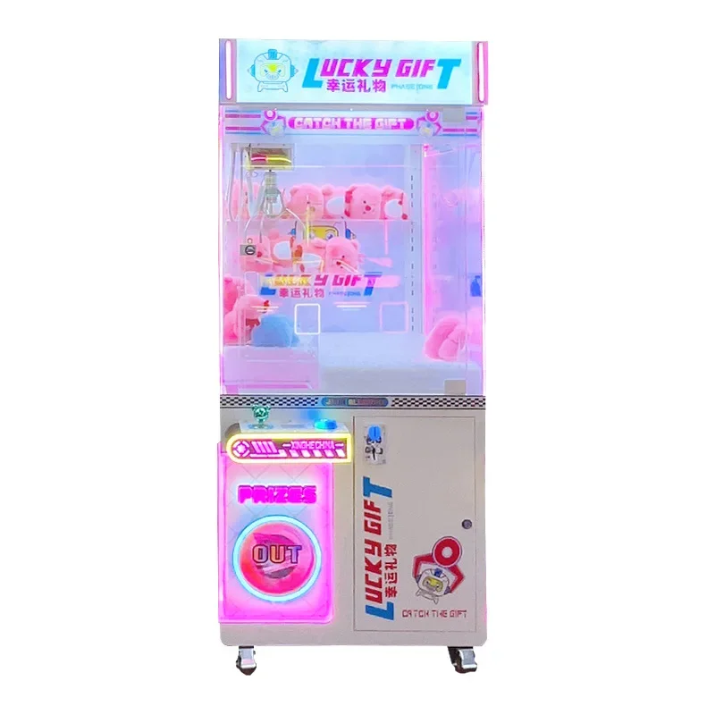 

Fully Transparent Doll Machine, Video Game City Doll Machine