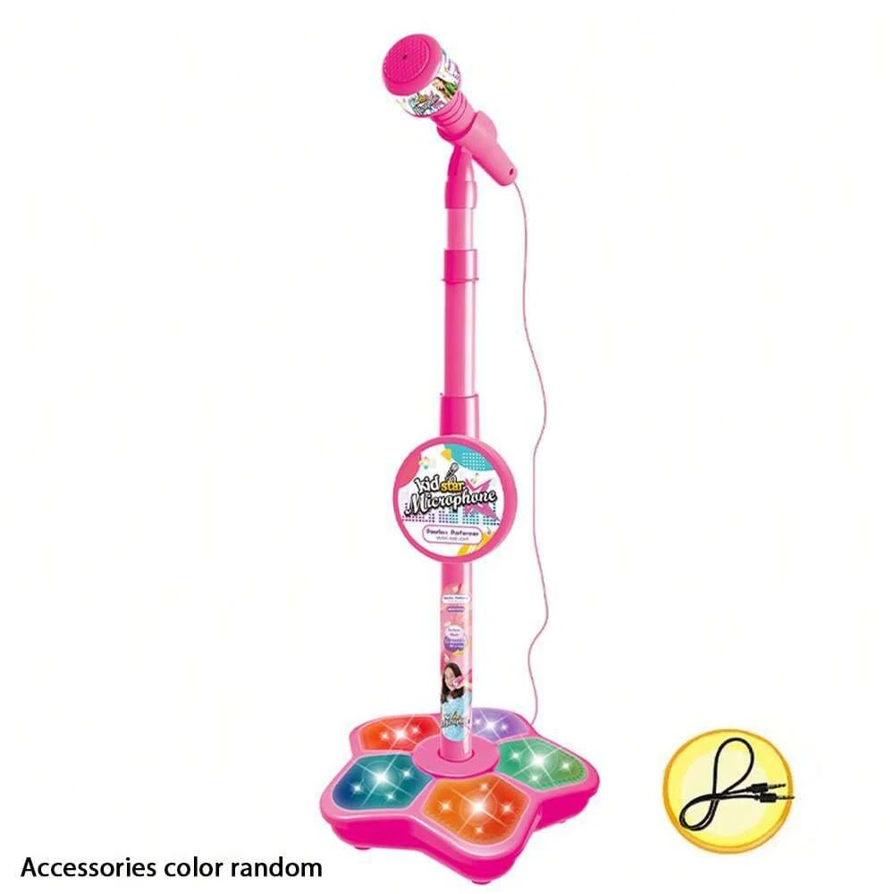 Microfoonstandaard voor kinderen, draagbare karaoke-elektronica voor kinderen, duurzame party-karaoke-microfoonstandaard, karaoke-machine voor kinderen