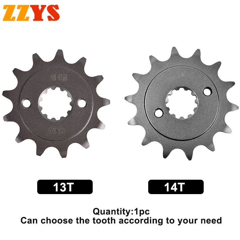 

520 13T 14T Tooth Motorcycle Front Sprocket Gear Wheel Cam Pinion For Honda XR250 III S Baja 250 XR250R 1996-2004 XR 250 R 97-07