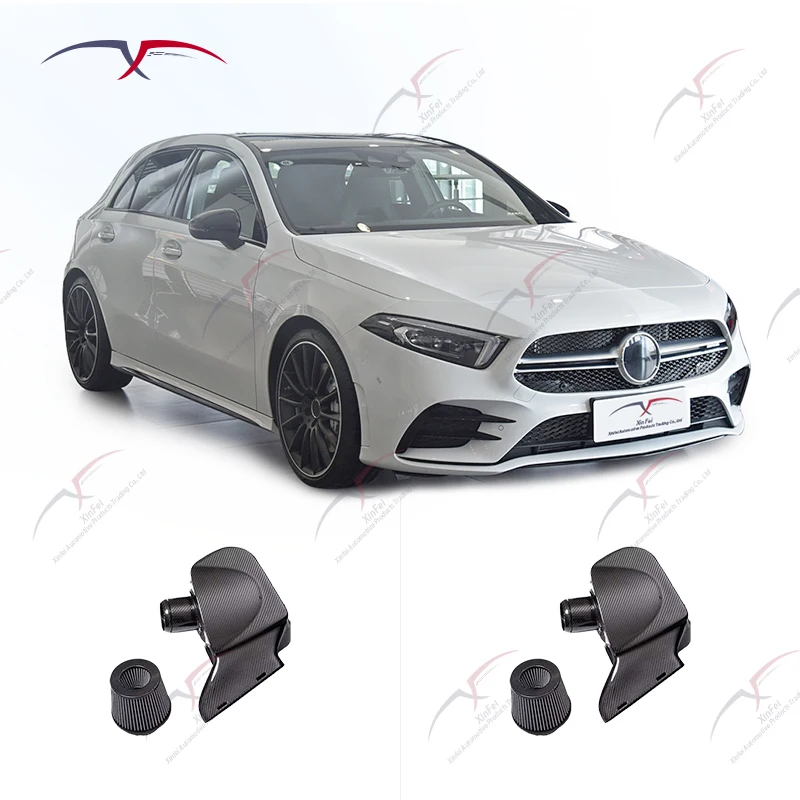 

Suitable for A35 A35L CLA35 Automotive Parts Carbon Fiber Cold Intake System Kit Cold Intake Filtration System