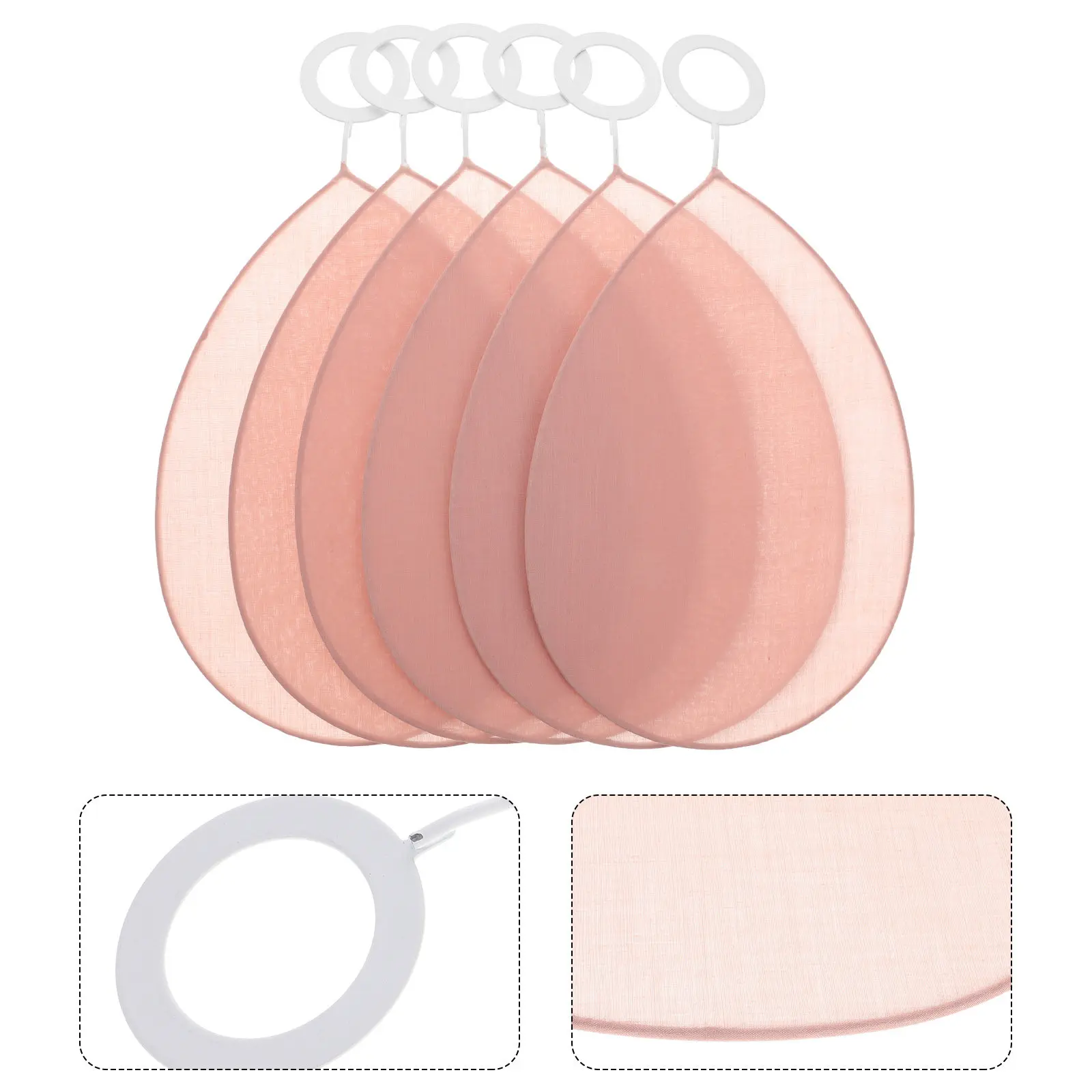 

Розовый тканевый абажур E27 для настольных, напольных и прикроватных светильников, маленький абажур для лампы