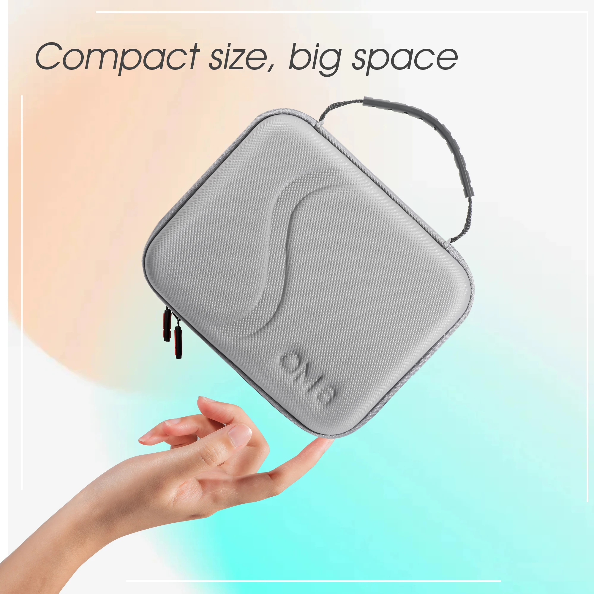 For DJI OM6 Storage Bag Handheld Apsara Stack PU Portable Portable Crossbody Storage Bag for DJI Osmo Mobile 6