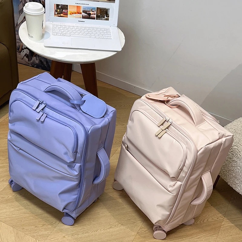 

Дорожная сумка 24/28 дюймов, сверхлегкий чемодан на колесиках из ткани Оксфорд, 20-дюймовый водонепроницаемый чемодан для ручной клади