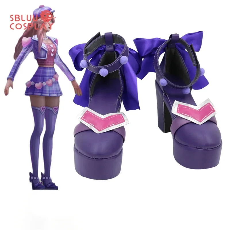 

qq28LQSBluuCosplay LOL Caitlyn Cosplay Shoes Custom Made Boots