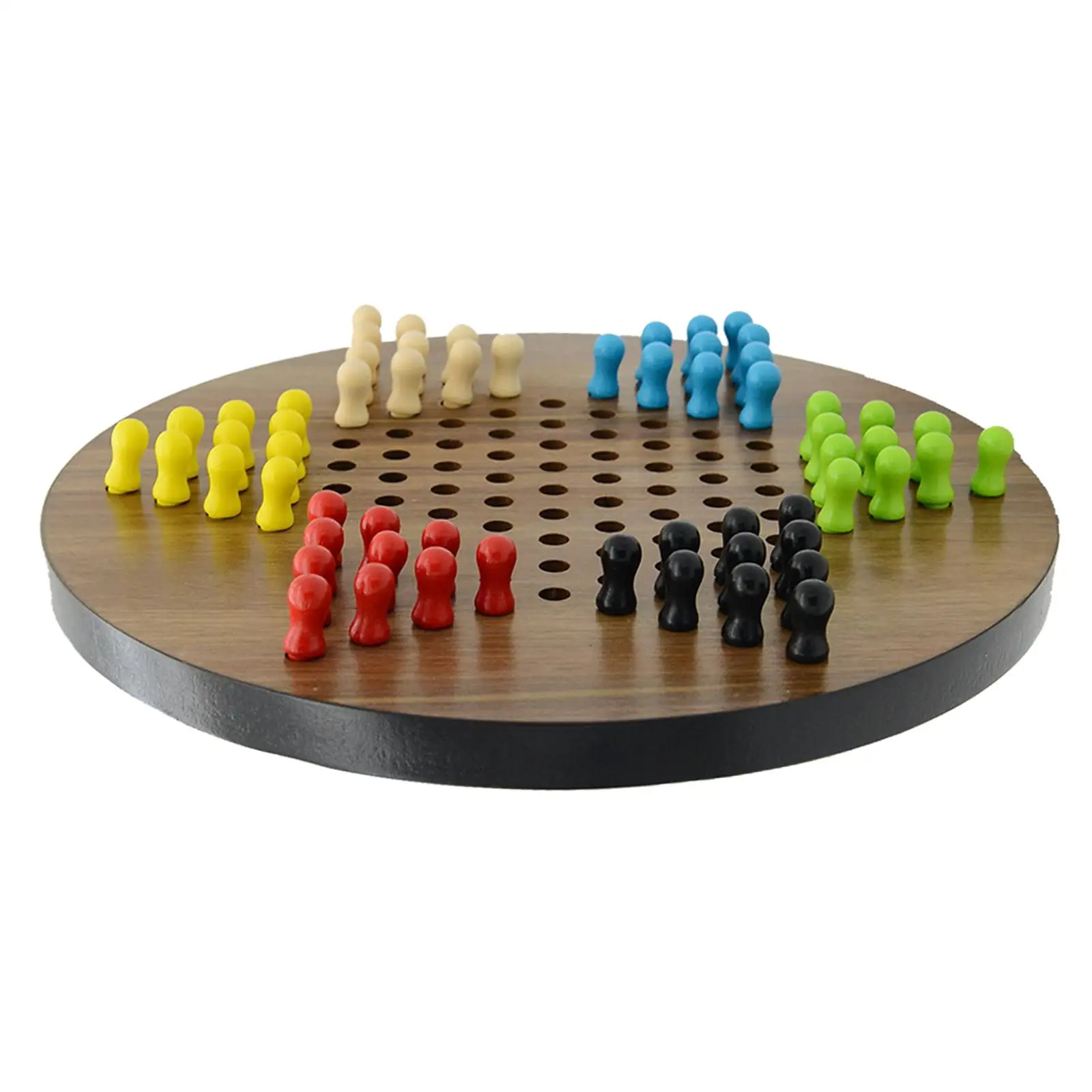 Natural Chinese Checkers with Marbles Chinese Checkers Set for