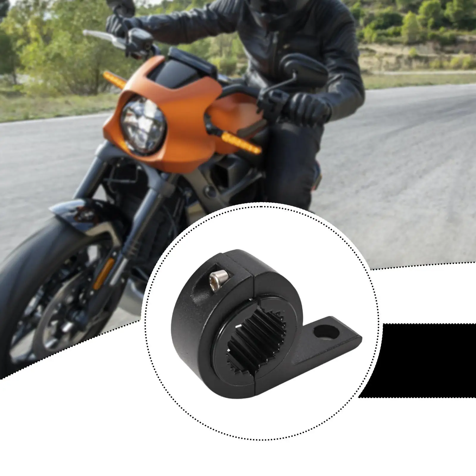 

Motorcycle Light Mount Bracket Headlight Bracket Bar Tube Clamp