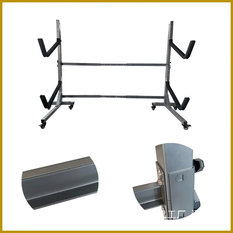 Removable surfboard storage rack Snowboard, kayak skateboard display rack Multi-layer vertical metal display rack
