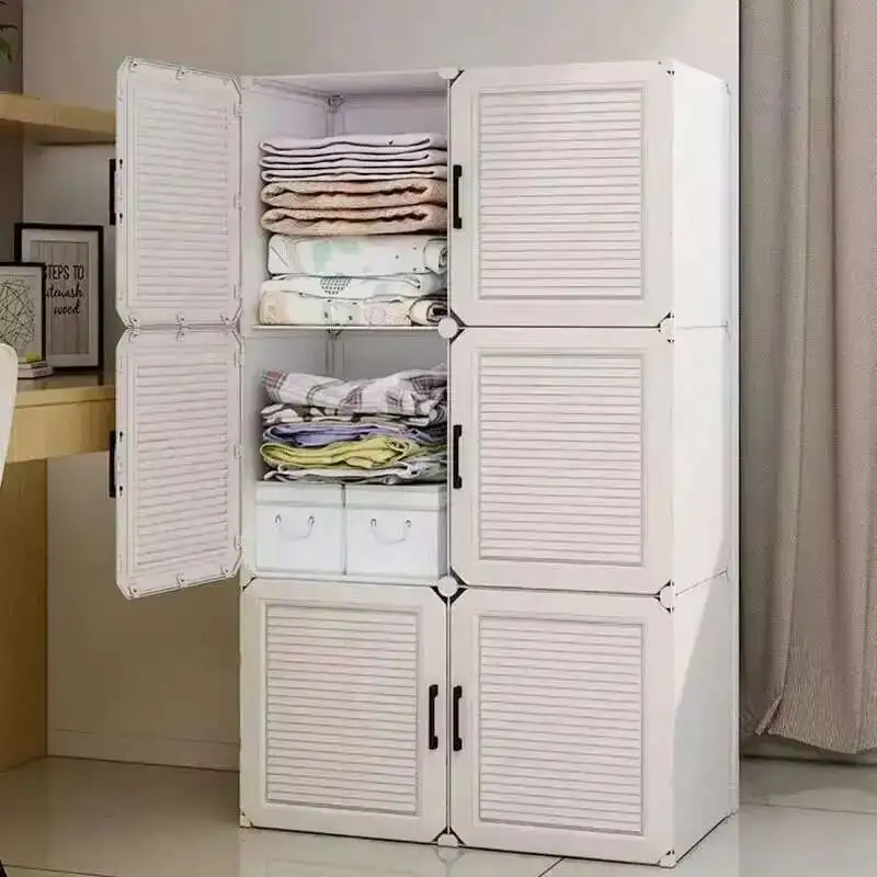 Organizador de almacenamiento, armario, ropa, particiones portátiles para dormitorio, armario, relojes pequeños simples, muebles de salón Ropero