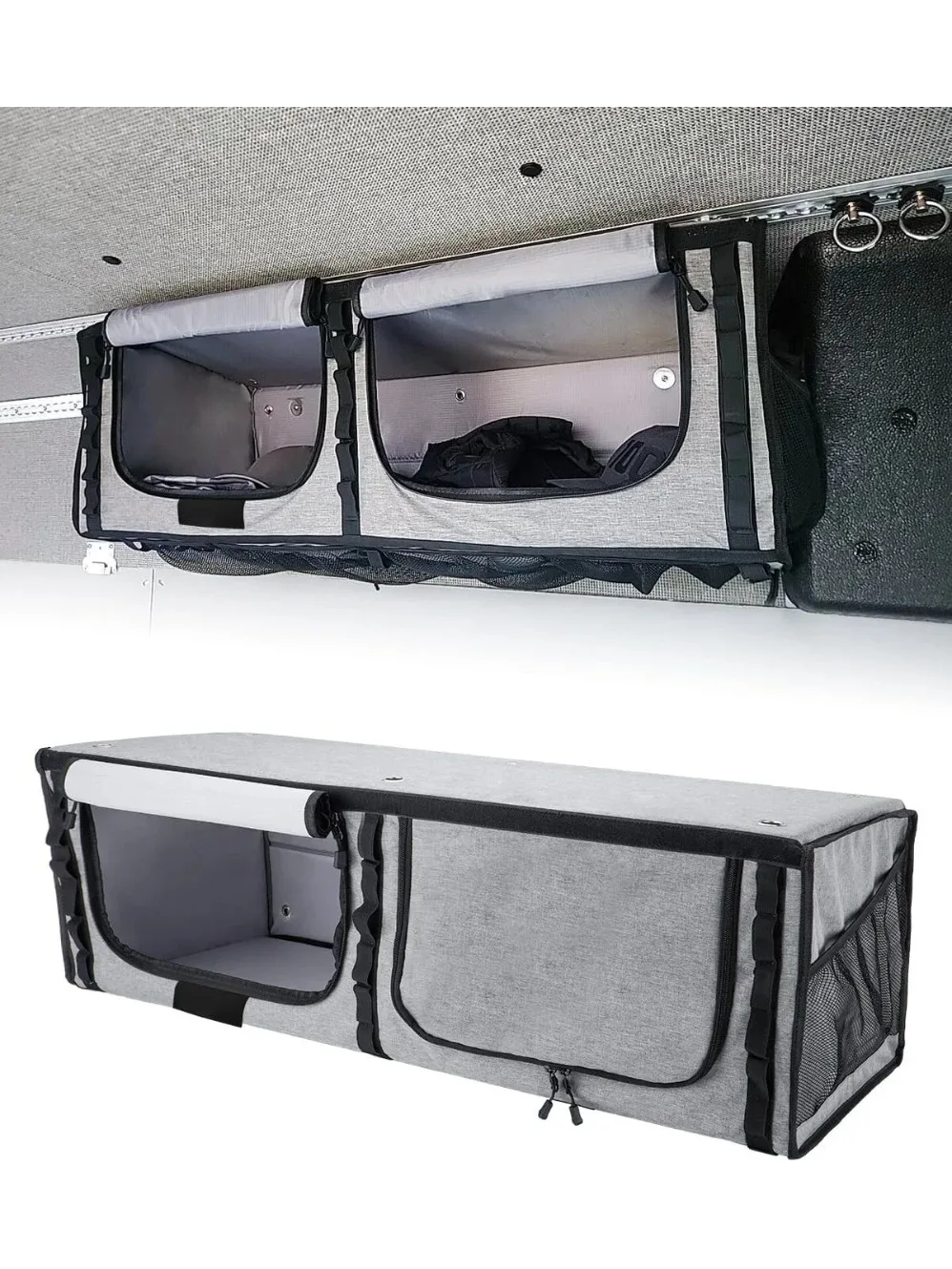 36'' Überkopf-Aufbewahrungsregal für Wohnmobil, Reisemobil, Wohnwagen, Aufbewahrungsbox für Fiat Ducato, Sprinter, Ford Transit, Camper-Aufbewahrungsregal