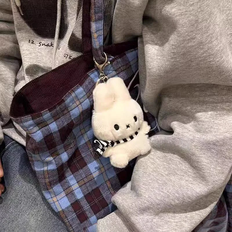 Kawaii Nijntje Pluche Hanger Dopamine Cartoon Rugzak Accessoires Hoogwaardige Knuffelige Knuffel Delicate Pluche Pop Hanger Geschenken