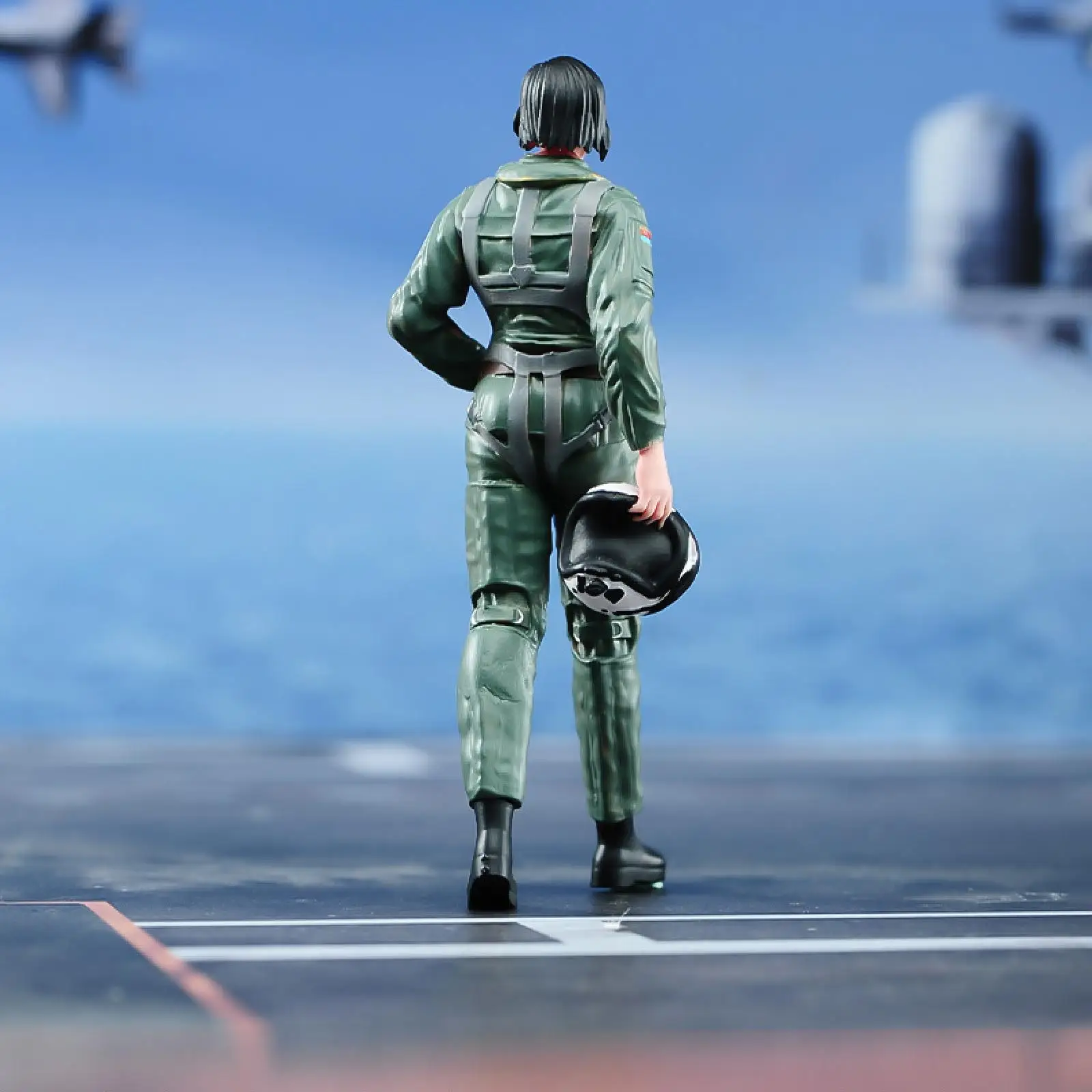 

Miniature Diorama Officer Figure 1 24 Scale Resin People Figurine Collectible Layout Decor for Architectural Model