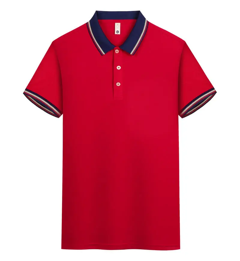 

Men's T-shirt Classic Short Sleeved Polo Shirt Business Casual Breathable High-quality Summer Fashion Tops Large Size Clothes
