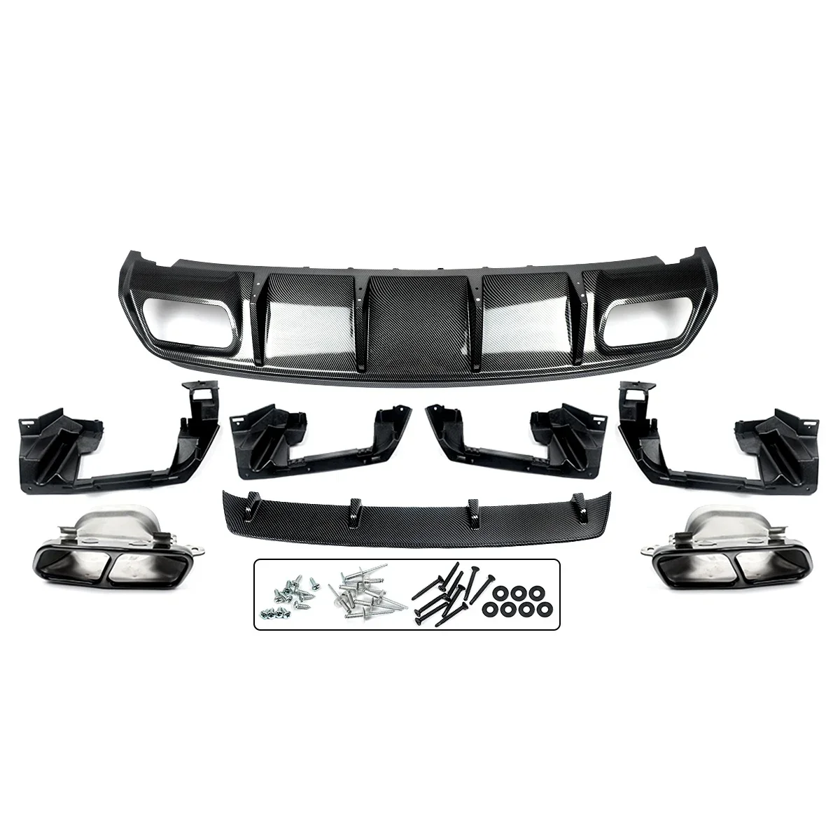 A220 A160 A200 A250 A160 A180 Rear Bumper Diffuser Lip  for Mercedes-Benz A-Class W176 2013 2014 2015 2016 2017 2018