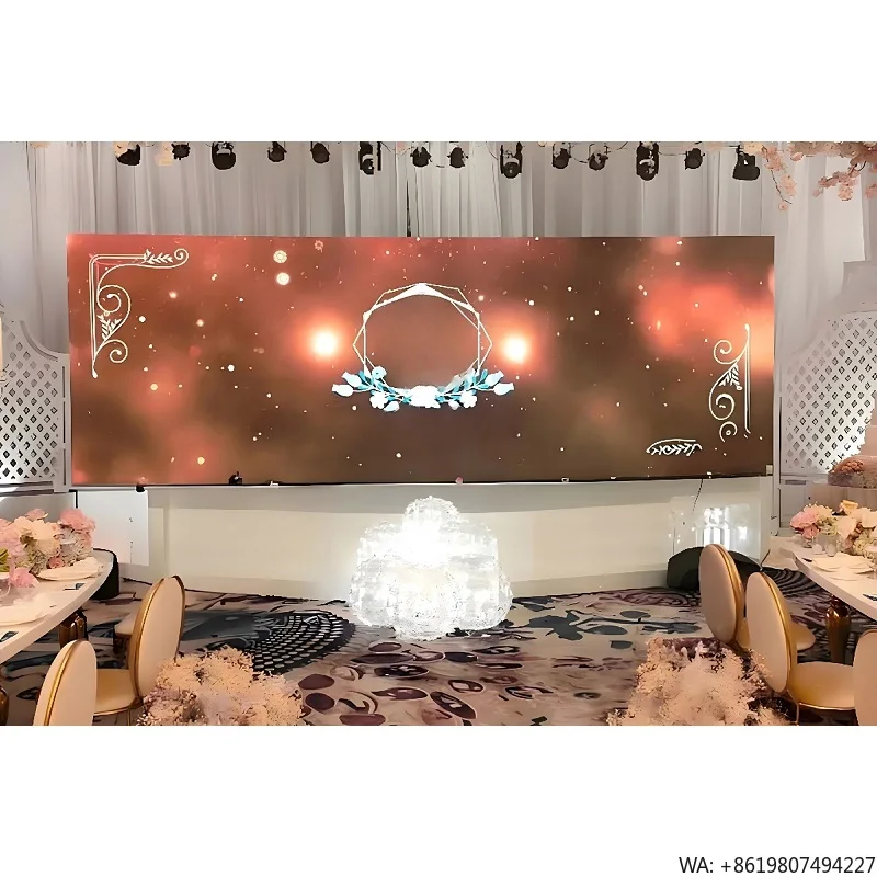 P4.81 Outdoor Rental LED Display Wide Viewing Angle Design for Competition Outdoor Trade Fair Instant Installation