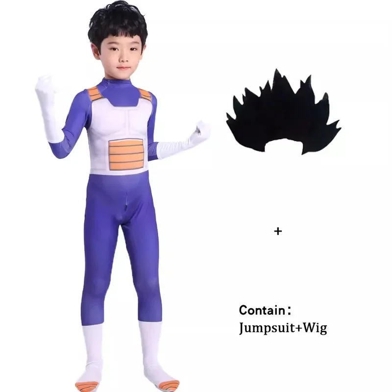 Blue Archive Cosplay Costume pour enfants et adultes, Goku, Vegeta-Boy, Smile Hero Jumpsuit, Finery fur s Up