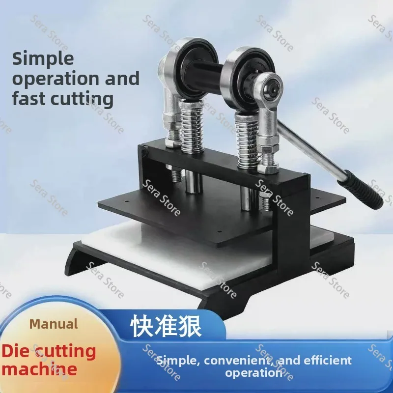 Table Tennis Racket Rubber Cutting Machine Double Roller Bearing Manual Press Ping-Pang Bat Rubber Edge Cutter Pasting Device