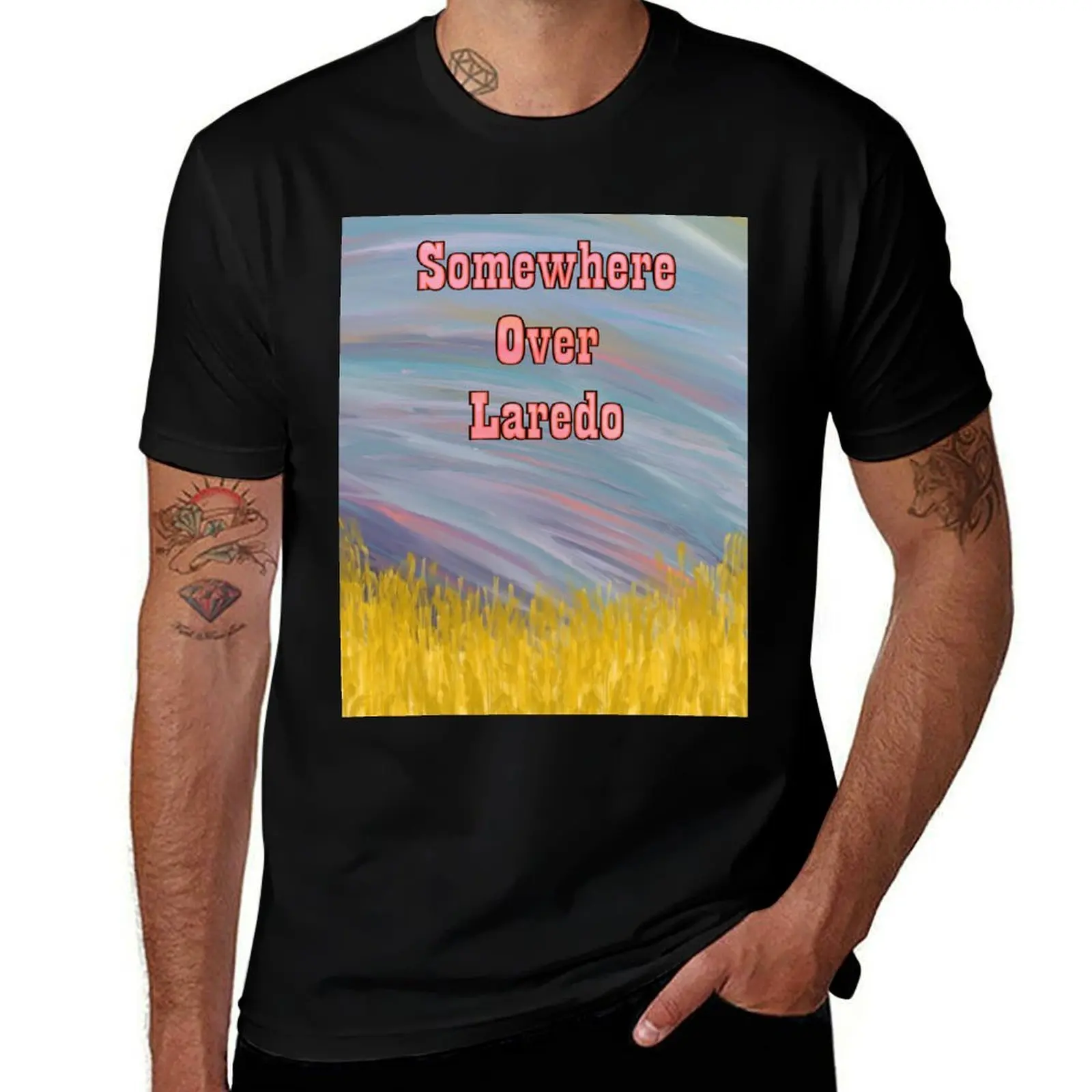 

Laredo T-Shirt graphics T-shirts man graphic tee shirt anime stuff t shirt men 100℅ cotton