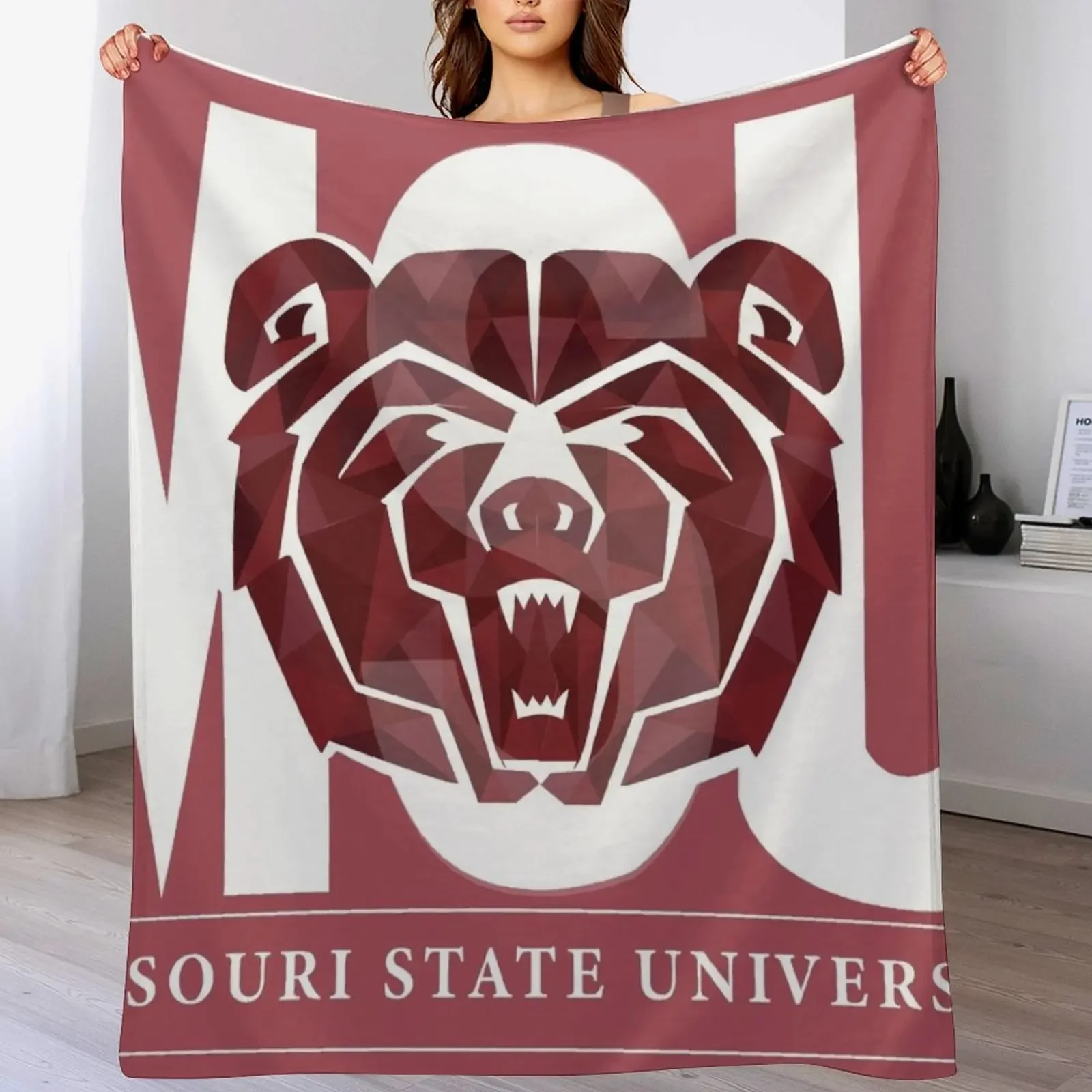 

Missouri State Throw Blanket Multi-Purpose Sofa Quilt Plaid on the sofa Luxury Blankets