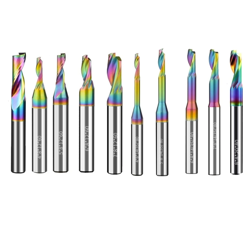 Y1UB 4mm 5mm 6mm 7mm 8mm 10mm Single Flute Solid Tungstenic Metal End Mill