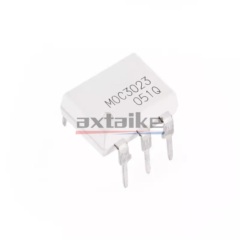 10 Uds MOC3023 SMD-6 DIP-6 MOC3023SR2M MOC3023S-TA1 SOP-6 MOC3023M controlador Triac de fase aleatoria optoacoplador de salida 400 voltios pico IC