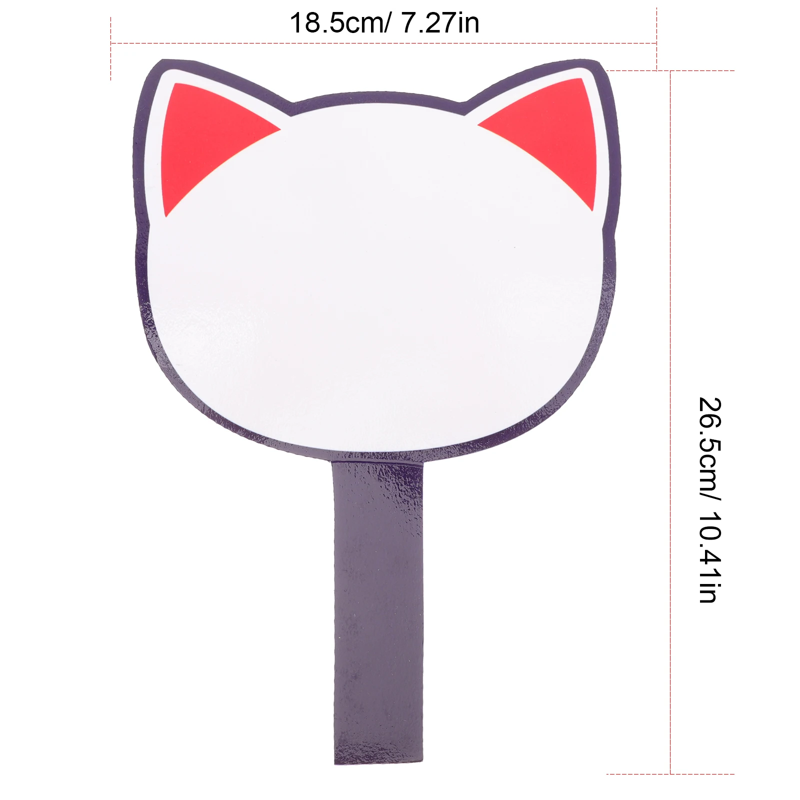 2pcs 휴대용 화이트 보드 20x28cm 단일 측면 건식 지우기 보드 스코어 보드 경매 패들 재사용 가능한 교실 대화 형 답변