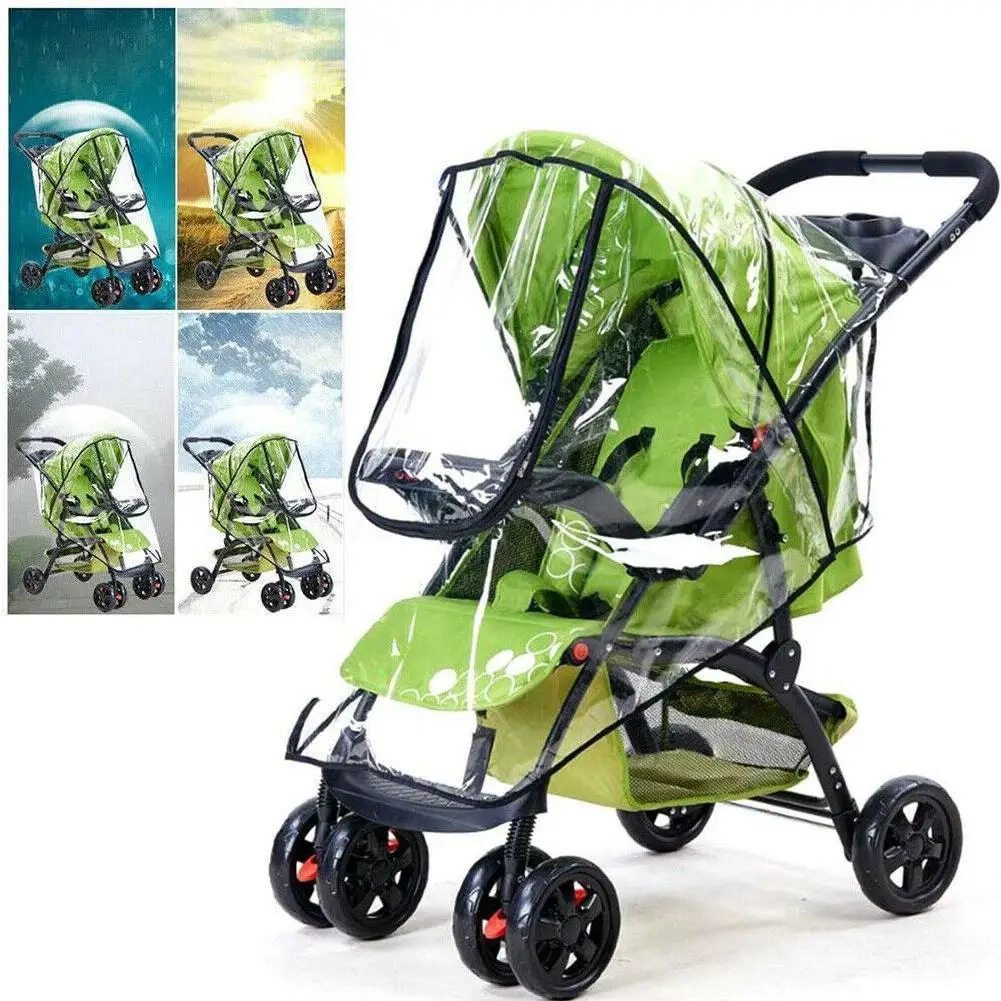 

ZK40 Universal Baby Stroller Rain Cover Stroller Waterproof Windproof Dust Cover Stroller Weatherproof Warm Cover